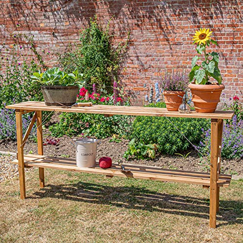4' Lacewing™ 2 Tier Easy Store Greenhouse Staging