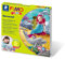 Staedtler 8034 12 LY Fimo kids form&play Set Mermaid (superweiche, ofenhärtende Knete, kinderleichte Anleitung, wiederverschließbare Box, Set mit 4 Fimo Blöcken, 1 Modellierstab und 1 Spielkulisse)