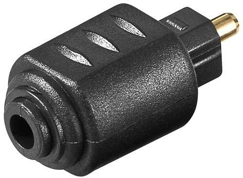cablepelado – Adattatore audio digitale Toslink maschio a mini Toslink 3.5 mm nero