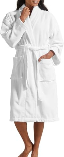 Christy Supreme Velour Bath Robe | Luxuriously Soft Dressing Gown | 400GSM Heavyweight Womens Bathrobe | 100% Cotton