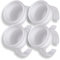 P-Beauty Cosmetic Accessories | Permanent Make-Up Einweg Fingerringe | Tintenhalter für Wimpern Kleber und Tattoo Farbe | Individuell einsetzbar | 17mm ohne Trennung 100 Stück