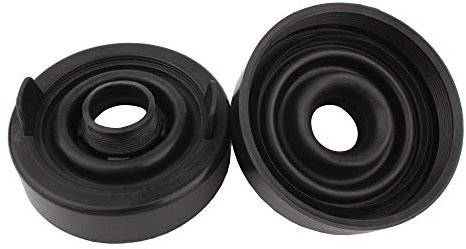 TOMALL Couvercle anti-poussière de phare 80 mm 3.15inch joint en caoutchouc avec trou de 20 mm pour kit de conversion LED (pack de 2)
