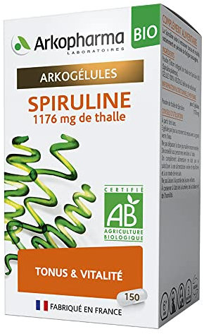 Arkopharma Arko Gélules Spiruline Bio Nouveau 150 Capsules