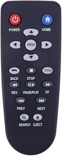 Calvas New for Western Digital WD Elements TV HD Mini Live Plus Media Player Replacement Remote Control