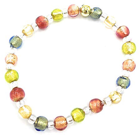 Antica Murrina Pulsera veneciana para mujer de cristal de Murano, fabricada en Italia