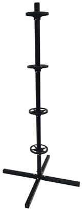 cartrend Support de pneu XL - Charge maximale de 120 kg - Compatible avec tous les types de jantes et pneus jusqu'à 285 mm - Noir