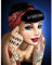 GBGMN 5D DIY Diamond Painting Tattoo Girl, Beauty Cross Stitch 3D Full Drill Diamond Embroidery Craft Kits Mosaic Kit Home Decor Gift-30x40cm