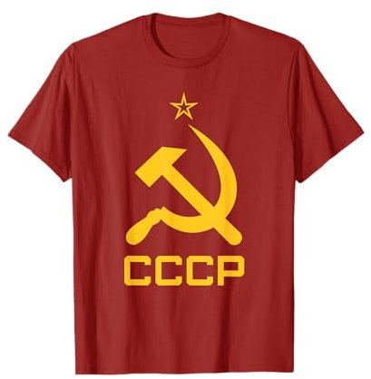 CCCP Unione Sovietica Falce e Martello URSS Maglietta