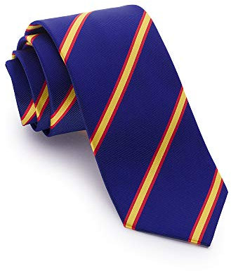 Cencibel Smart Casual Corbata Azul Rayas Bandera de España