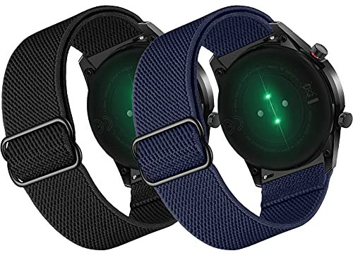 Songsier Armband kompatibel mit Amazfit GTR 2 / Amazfit GTR 2e, 22 mm Nylo-Armband für Amazfit GTR 4/ Amazfit GTR 47mm / GTR 3 Pro/GTR 3/Stratos 3 /Stratos 2 /Stratos 2s / Stratos 2s / Stratos/Pace