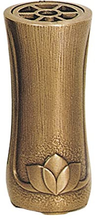 GRAFEN Blumenvase aus Messing oder Aluguss, Farbe:Messing