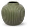 Kähler Vase H13 cm Hammershøi dänisches Design für Blumen Handarbeit, grün