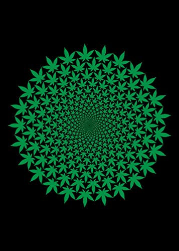 Drug Free Clean Test Sign Cannabis Weed Dope Image Ring Green Print Poster Wall Art Picture A4 +