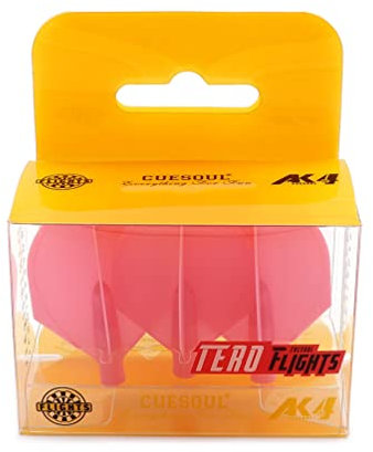 CUESOUL TERO AK4 Pink Dart Flights Schildform, 3er Set (CS-AK4+8DPYS)
