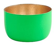 Gift Company Windlicht Madras S, Teelichthalter, Kerzenhalter, Eisen, Neon Grün, 5 cm, 1092503084