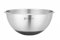 HENDI Bol à mélanger, 6L, saladier, bol multifonctionnel, bol alimentaire, avec base en caoutchouc antidérapante, ⌀330x(H)155mm, acier inoxydable