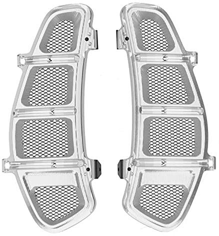 Kühlerabdeckung Grid Baffle Heatproof Protector Passend für VESPA GTS 250 300 2013 2020 Seitenkühlerdeckel für Motorradzubehör