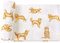 LifeTree Baby Pucktuch Musselin Tuch, 120x120cm Musselin Swaddle Decke Baby Bambus Baumwolle Swaddle Wrap für Junge und Mädchen, Golden Retriever Design