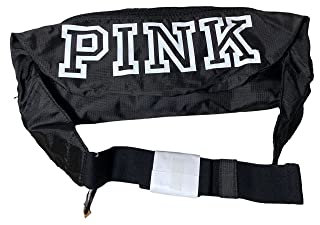 Victoria's Secret Umwandelbare Bauchtasche und Rucksack, 2-Wege, Farbe: Schwarz, Schwarz, Einheitsgröße