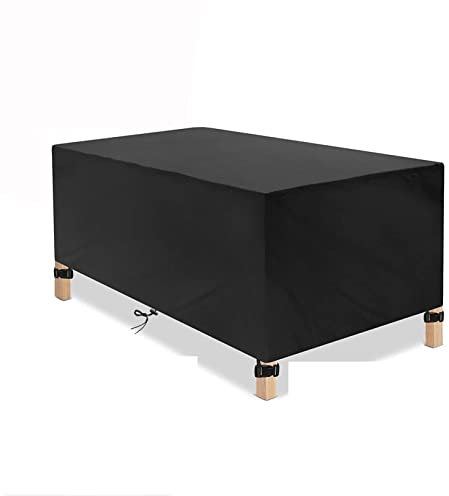 Housse Protection Salon De Jardin 220 x 80 x 80(LxWxH), Housse Assise Salons de Jardin pour Tous Les Temps, bâche de Protection intérieure extérieure,600D PVC Tissu Oxford Bache Table Exterieur