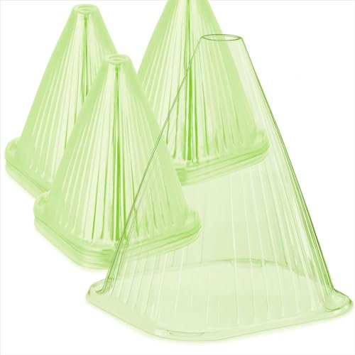 Gravidus Pflanzenhut Schutz vor Schnecken, Wettereinflüssen Pflanzglocke ideal als Pflanzenschutzhaube geeignet - Höhe: ca. 23,5 cm aus Kunststoff in Grün-Transparent (40 Stück)