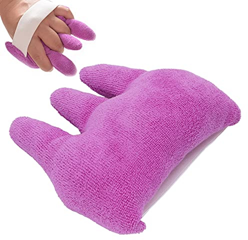 Akozon Fingerspreizer Finger Spreader Fingertrenner Fingerschiene Finger Kontraktur Kissen Finger Separator elastische Band Hand Finger Hilfe für Kontraktur