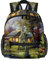 VAPOKF Leichter Schulrucksack, Kleinkind-Rucksack, kleine Reise-Umhängetasche für Jungen, Mädchen, Kinder, Hirsche in der Nähe des Baches, multi, 25.4x10x30 CM/10x4x12 in
