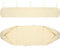 Tende da Sole per Giardini, Coperture Tettoia Tessuto 420D Oxford Protettiva Antipolvere Impermeabile, per Avvolgibile A Scomparsa, Patio Veranda Esterno Invernale ﻿ (Beige, 3.5M)