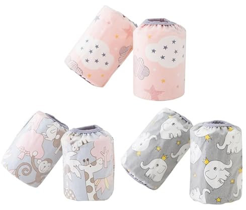 Toddmomy Waterproof Baby Arm Sleeves Cotton Sleeve Protectors for Children Lightweight Soft Arm Warmers with Cartoon Design Ideal for Painting Eating and Daily Use