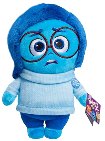 Just Play Inside Out 2 Talk It Out Kleines Plüschtier – Sadness, Spielzeug für Kinder ab 3 Jahren (Englisch)