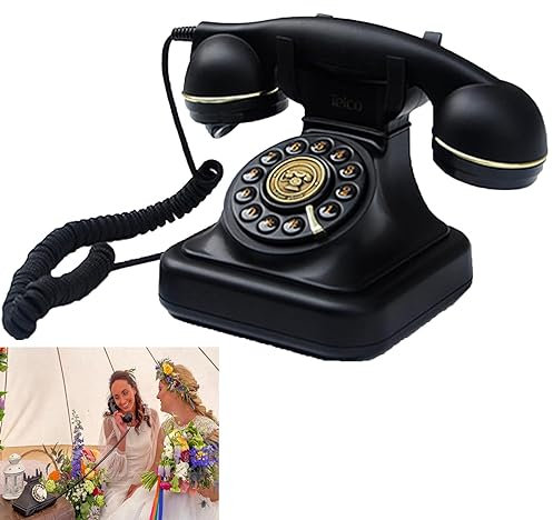 ZLPOWER Libro degli ospiti con audio per matrimoni, registra audio messaggi audio personalizzati, libro degli ospiti, stile classico, retrò, per feste, compleanni, noleggio (nero-retrò)