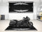 wibeart MPM Motorradmatte für Goldwing „The Wing“-Modell – waschbare, rutschfeste, öl- und wasserfeste Parkmatte für Garage, Ausstellungsraum und Werk | Silber - Größe 2: 102 x 47/260 x 120 cm