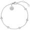 Purelei® Spotlight Armband (Silber) – Elegantes, verspieltes Damen Armband – Edelstahl – Verstellbare Länge 16-19cm – Hawaiianisch inspiriert & wasserfest