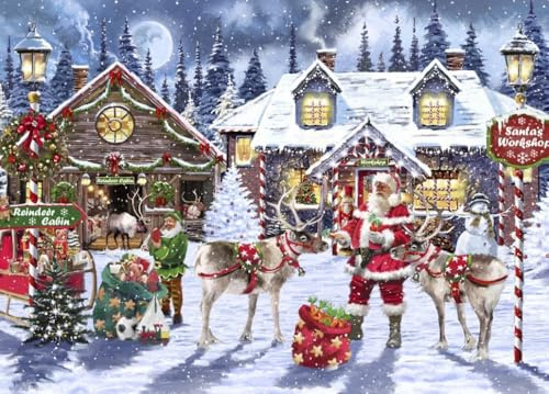 Puzzle 1500 Teile - Santa's Workshop
