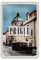 Femer Blechschild Reise 12x18cm Prague Prag Straßenbahn Tschechien Schild