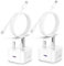 2Pack iPhone 15 16 Charger Plug and Cable, PD 20W USB C Fast Charging Wall Charger Plug with 2M Type C to USB C Fast Charging Cable Lead for Apple iPhone 16 Pro/16 Pro Max/15 Plus/15 Pro, iPad Pro/Air