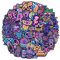 100pcs Stickers for Kids Waterproof Vinyl Stickers for Water Bottle Scrapbook Laptop Skateboard Computer Teens Kids Girls (Neon)