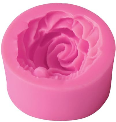 GAGMXE Silikon Backform 1 x Kuchendekorationswerkzeug, 3D-Rosen-Silikonform Pralinenform