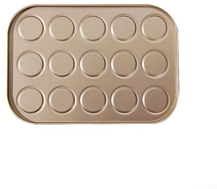 PETSTIBLE Tapete para macarrones de chocolate, pastelería, galletas, macarrones, perfectamente formado, apto para lavavajillas (15 agujeros)