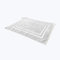SEDALINNE - Pack 2 Toallas de baño Lisa - Formato Alfombra 50x70cm - 100% algodón Peinado - Altamente Absorbente - gramaje 650 gr - Secado rápido y Tacto Suave - Color Blanco