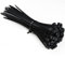Yaluzibi 100 Pack Cable Ties Black, 4.8mm x 400mm Long Zip Ties 50 lbs Tensile Strength with UV Resistant, Nylon Plastic Self Locking Large Heavy Duty Cable Wrap for Tidy Wires Indoor and Outdoor