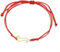 TEAMER Deliacte Dackel Armband Wurst Hund Wachs Seil Kettenarmband Edelstahl Dackel Liebhaber Haustier Tierschmuck für Frauen Männer (Gold - Rot)