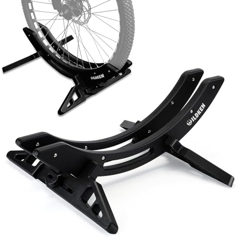 WILDKEN Fahrradständer Boden für Zuhause/Garage, verstellbarer Einzel-Fahrradständer