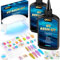 UPDOKIT UV Resin Kit with Lamp, 240g Craft Resin with Moulds, Resin Starter DIY Crafts Jewelry Making Kit, Resin Kit for Coating & Casting