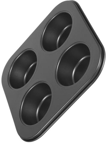 PAMINGONO 4er Muffin Backform Antihaft Muffinform Für Cupcakes Und Muffins Hochwertiges Backblech Für Den Ofen Ideal Für Die Heimische Bäckerei