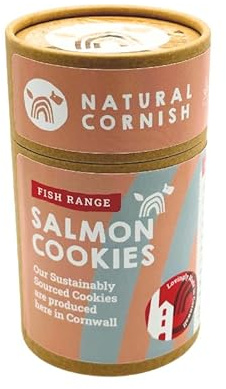 Baked Salmon Dog Treats, Natural Grain Free Bedtime Biscuit