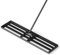 RELAX4LIFE Rastrello da Giardino 75/91/106cm, Rastrello Livellatore per Prato, Attrezzo da Giardino in Metallo per Livellare il Terreno e la Sabbia del Prato (106 x 25 cm, Nero)