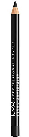 NYX Professional Makeup Eye Liner Pencil Slim Liner Defined 901 Black | Long-Wearing Eyeliner, Bleed-Resistant Creamy Formula, Precise Sharpenable Tip, Easy Application