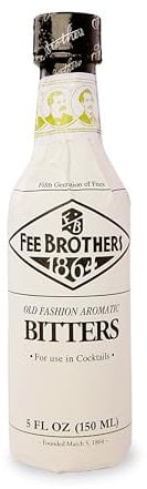 Fee Brothers I Old Fashioned Bitter I 150 ml I Für Cocktails & Longdrinks I Geschmack von Kräutern & Zitronen