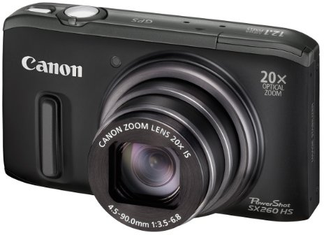 Canon Powershot SX240 HS Fotocamera Compatta Digitale, 12.1 MP, Nero